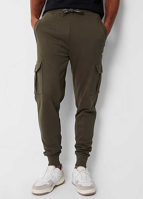 Threadbare Green The Essential Cargo Joggers In Khaki - Image 3