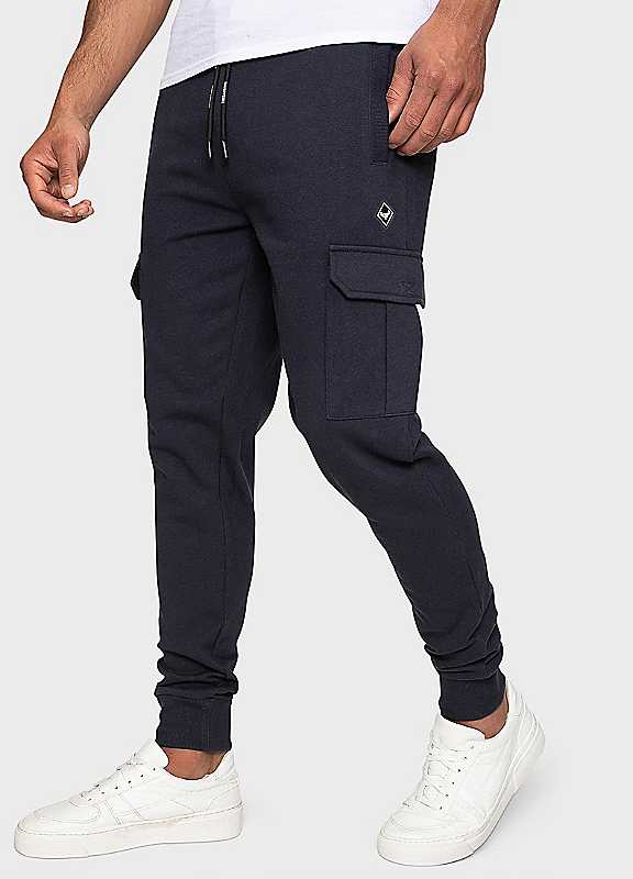 Threadbare Navy Cargo Style Joggers Large