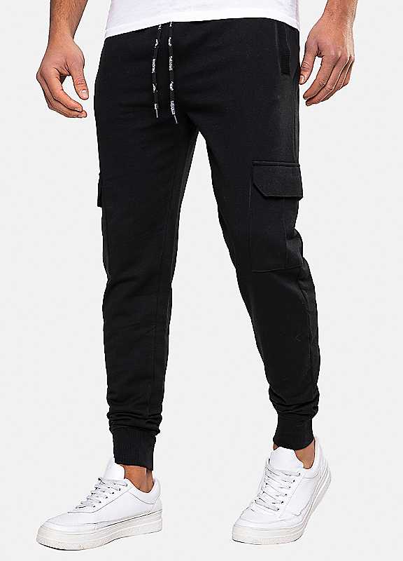 Threadbare Black Cargo Style Joggers Large