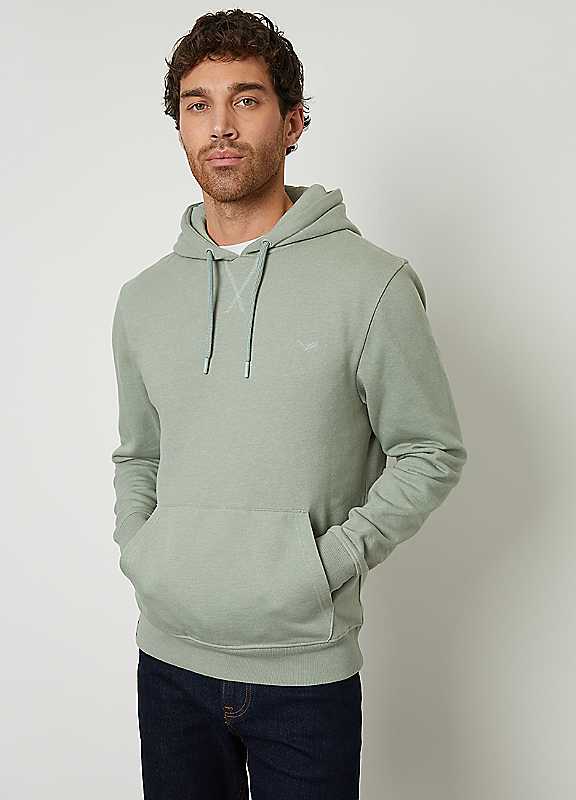 Threadbare Green Pullover Hoodie Large