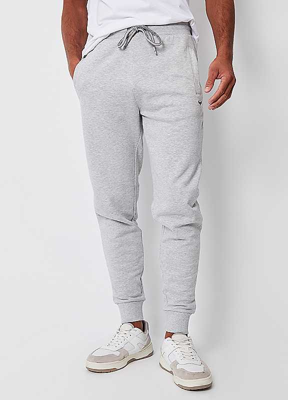 Threadbare Grey Marl Regular Fit Joggers Large