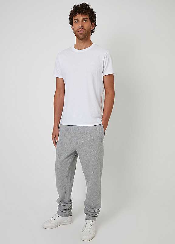 Threadbare Men's Grey Straight Leg Joggers In | Size: Large - Image 3