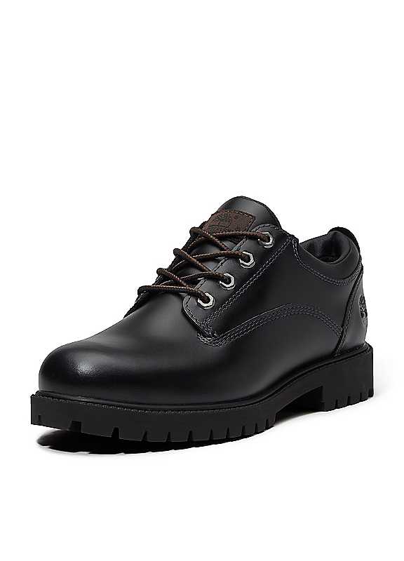 Timberland Men's Heritage Leather Brogues Black Size 9 (43.5) - Image 5