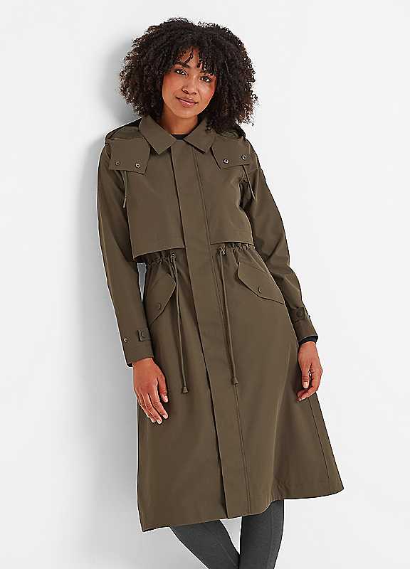 Tog24 Women's Khaki Alva Waterproof Jacket Size 12