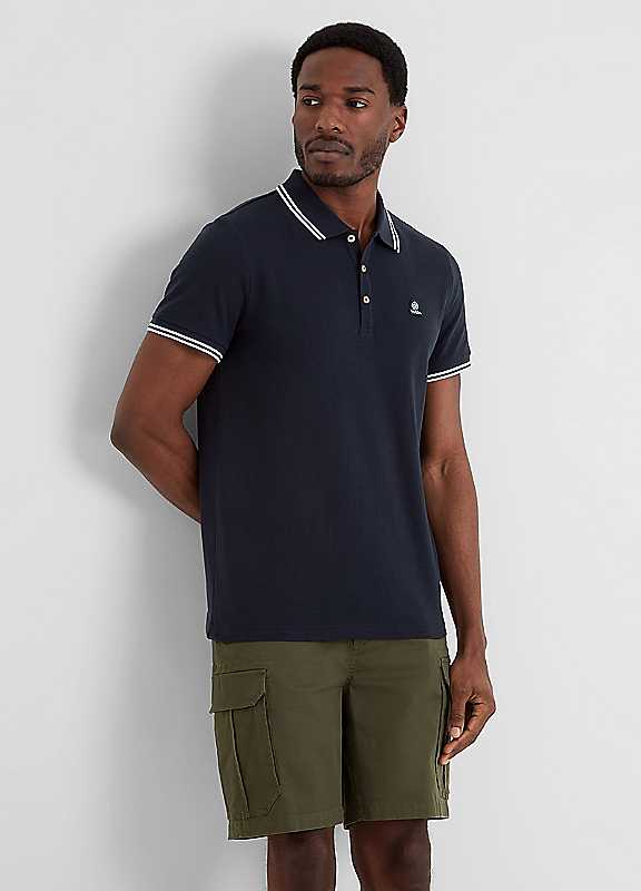 Tog24 Men's Dark Indigo Biston Polo Shirt