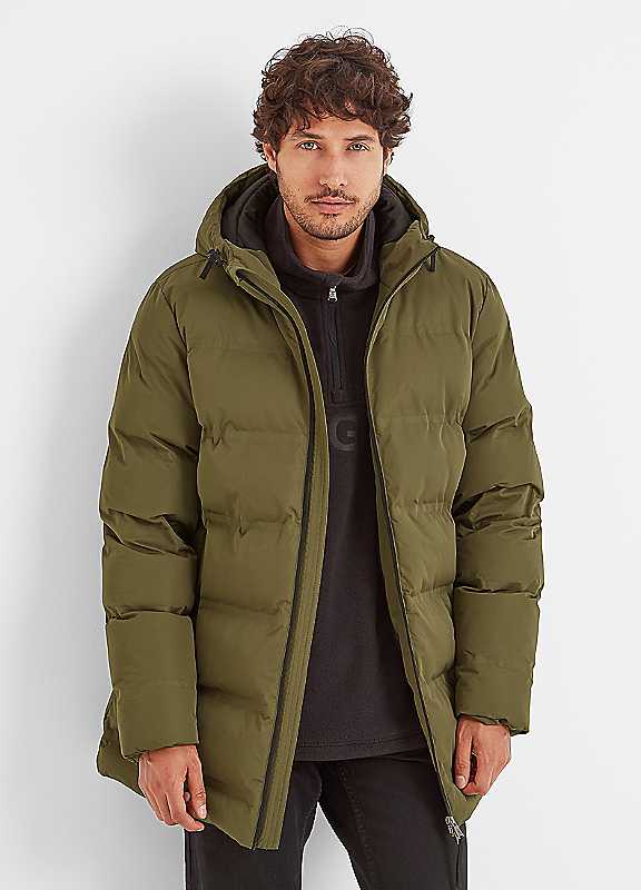 TOG24 Brinkley Mens Parka Khaki - Size X-Large - Image 2