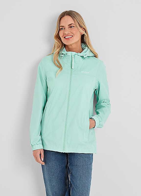 Tog24 Women's Eggshell Craven Waterproof Packaway Jacket Size 18