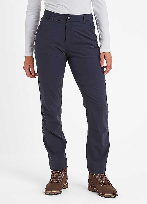 Tog24 Women's Navy Denver Walking Trousers 18R