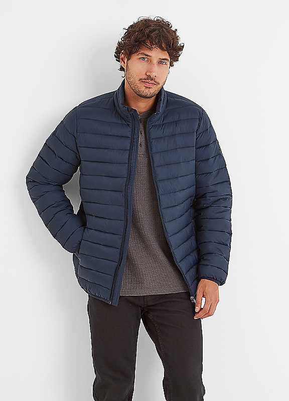 Tog24 Men's Dark Indigo Gibson Insulated Padded Jacket 6XL