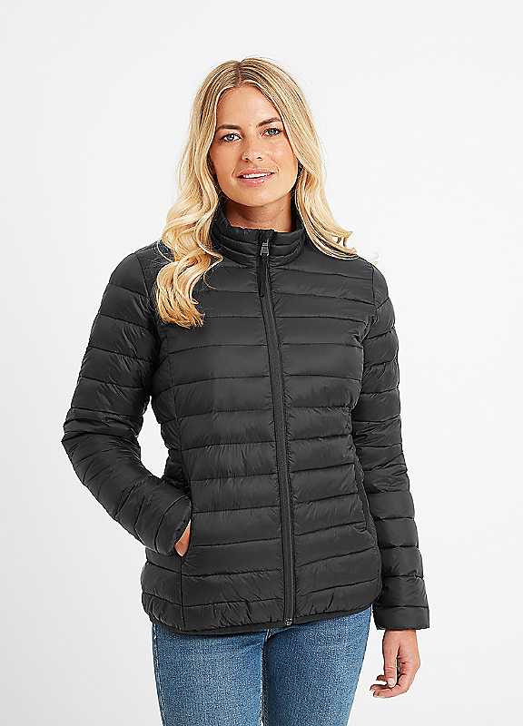 Tog24 Women's Black Gibson Insulated Padded Jacket Size 20
