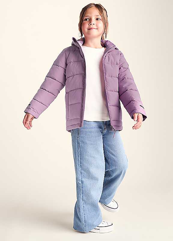 Tog24 Purple Harecroft Kids Padded Jacket