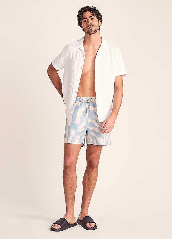 Tog24 Men's Light Blue 'Kai' Swimshort In | Size: 3XL - Image 3
