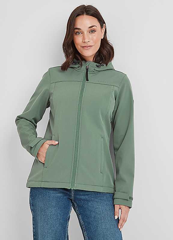 Tog24 Women's Forest Keld Softshell Hooded Jacket Size 12