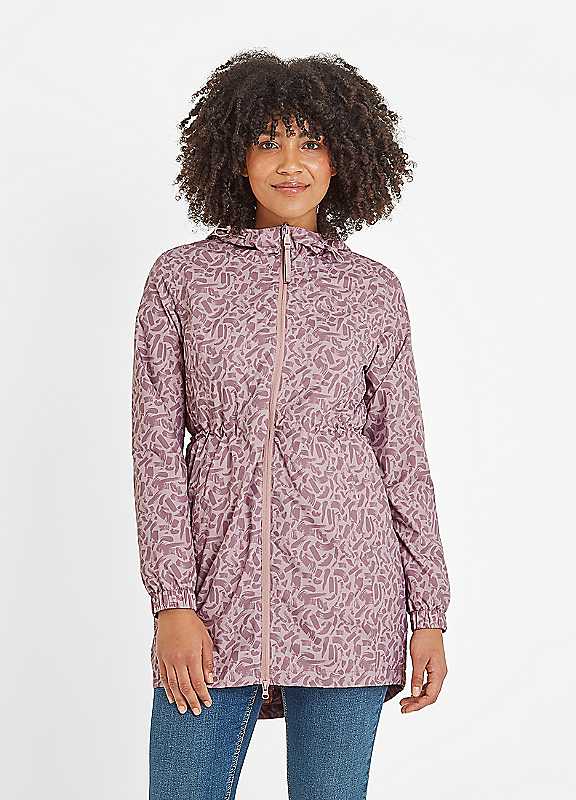 Tog24 Women's Dusky Rose Kilnsey Waterproof Jacket Size 24