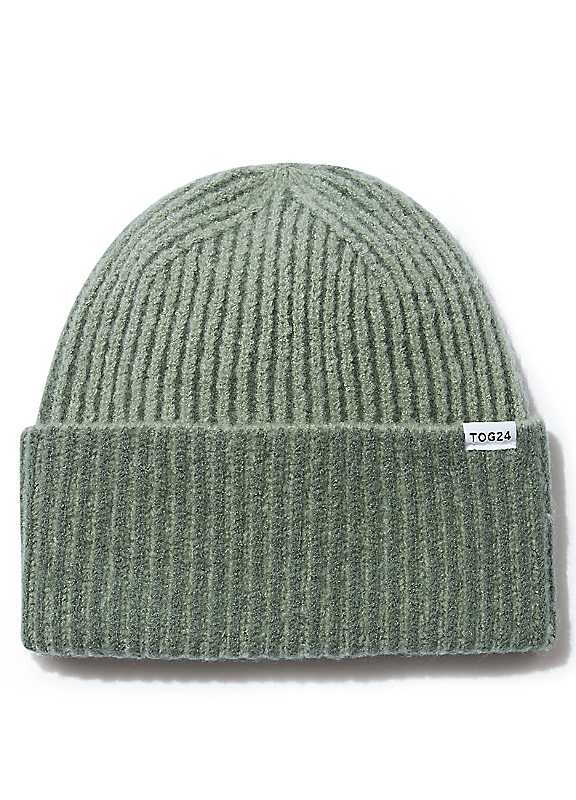 Tog24 Unisex Light Green 'Kiryan' Knitted Hat In - Image 2