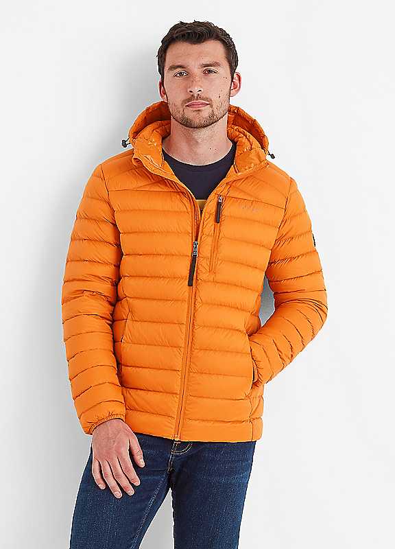 Tog24 Men's Dark Orange North Rds Hooded Jacket Xxxl