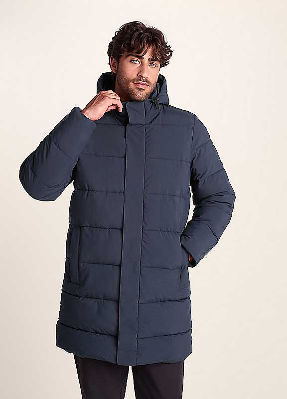 TOG24 Preece Men Longline Quilted Winter Coat Windproof Hood Rain Resistant | Insulated, Jacket, Lightweight, Zip pockets, Toggle adjusters, Layering, Winter, Outdoors, Travel - Image 2