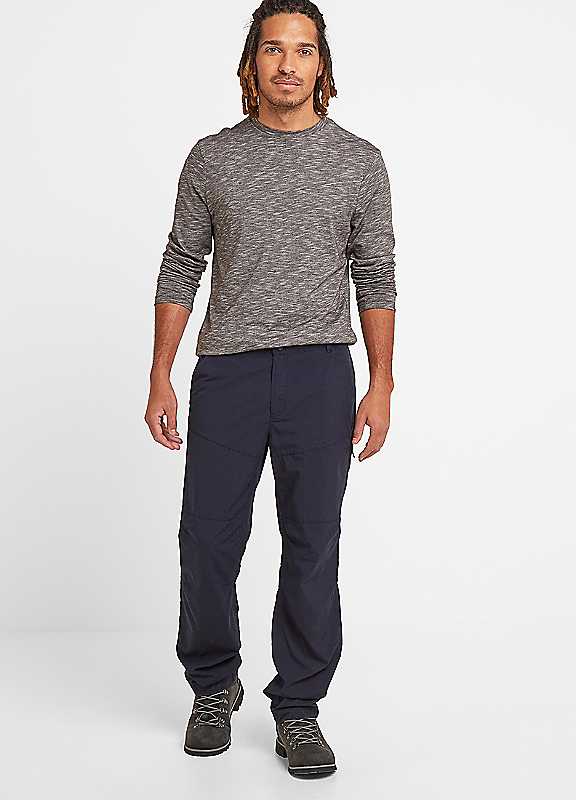 Tog24 Men's Navy Rowland Trousers Long Small
