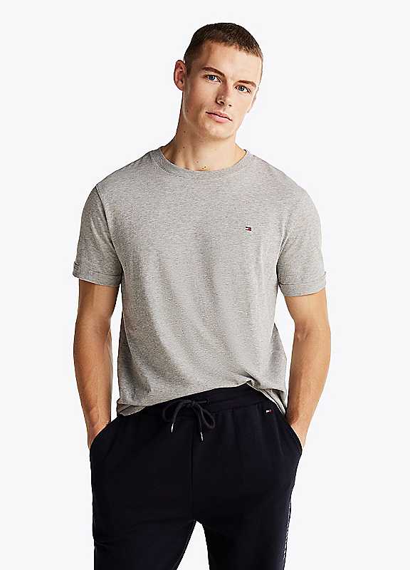 Tommy Hilfiger Light Blue Basic Round Neck Short Sleeve Tshirt Small