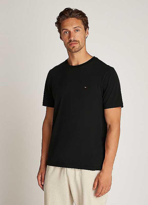 Tommy Hilfiger Black Basic Round Neck Tshirt Medium
