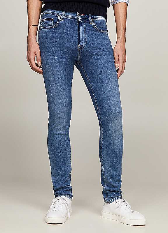 Tommy Hilfiger Bleecker Slim Jeans - Male - Straight Fit Jeans - Blue - W30 L32 - Jeans - Image 2