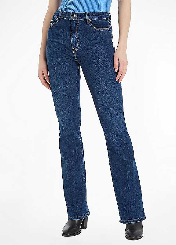 Tommy Hilfiger Mid Blue Bootcut Jeans Small
