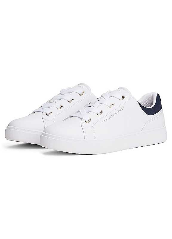 Tommy Hilfiger Bianco Polyurethane Women Sneaker - EU41/US11 - Image 3
