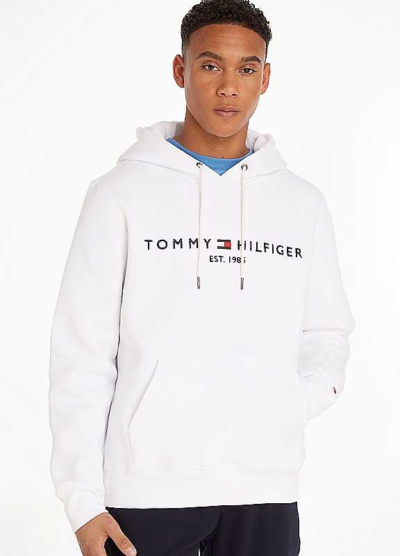 Tommy Hilfiger Men's White (White) Tommy Jeans Hoodie - Image 3