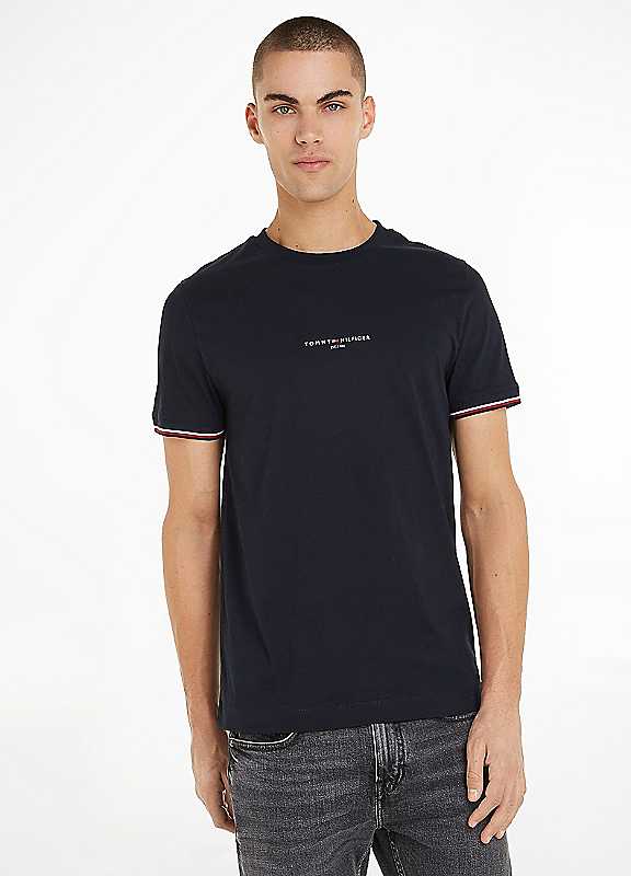 Tommy Hilfiger Desert Sky Logo Tipped Tshirt 3XL