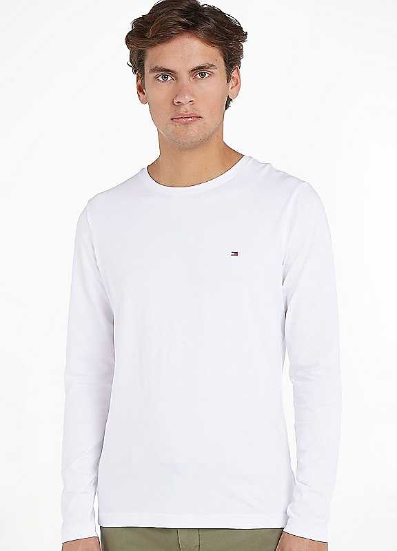 Tommy Hilfiger White Longsleeved T-Shirt - Image 4