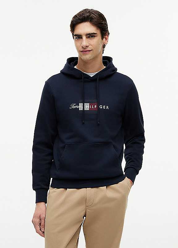 Tommy Hilfiger Men's Desert Sky Script Flag Hoodie - Image 5