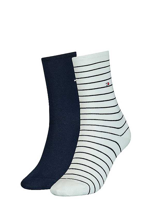 Tommy Hilfiger Damen Small Stripe Women's Socks (2 Pack) Socken (2er Pack) - Image 2