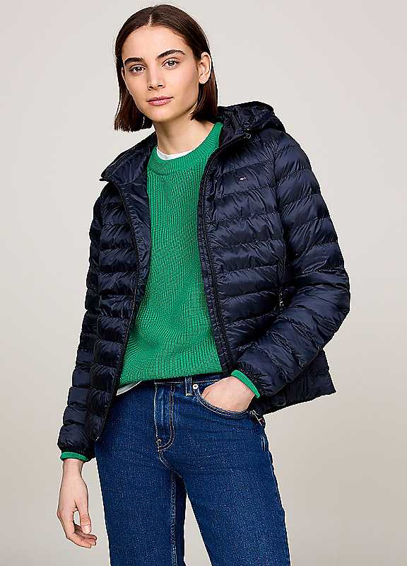 Tommy Hilfiger Women's Navy Lightweight Padded Jacket Size 3XL - Image 2