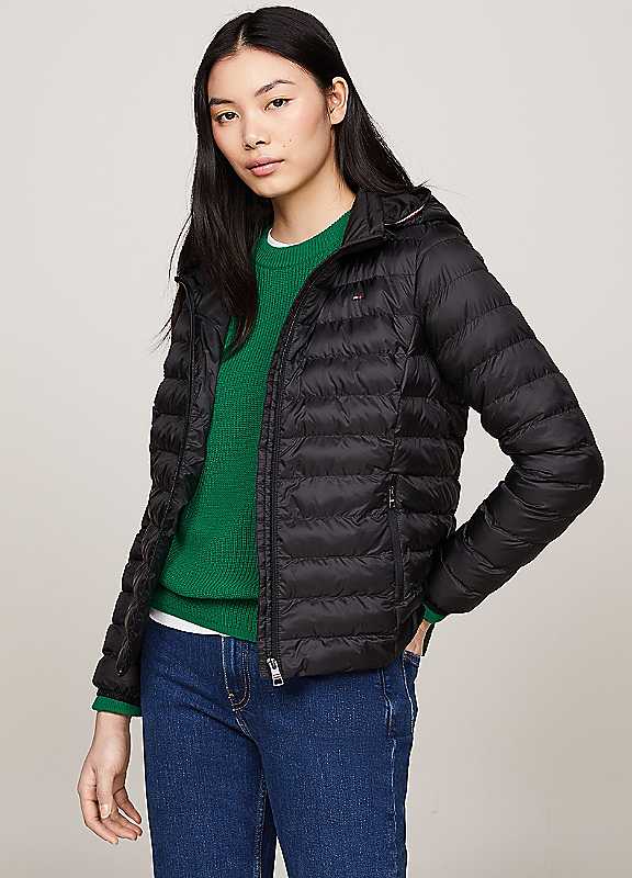 Tommy Hilfiger Women's Black Lightweight Padded Jacket - Image 4