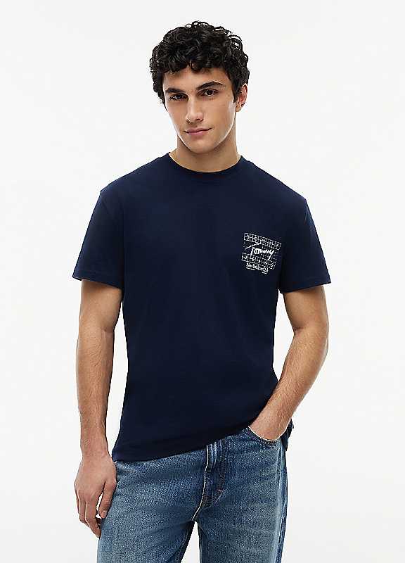 Tommy Jeans Men's Navy Flag T-Shirt - Image 4