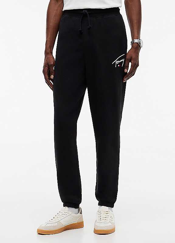 Tommy Jeans Black Elasticated Waist Joggers