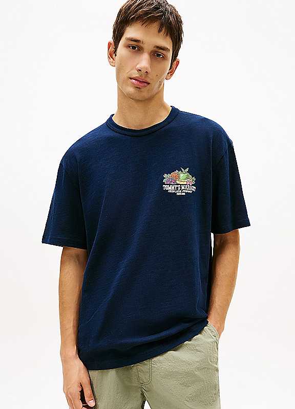 Tommy Jeans Men's T-Shirt - Dark Night Navy - 2XL - Image 4