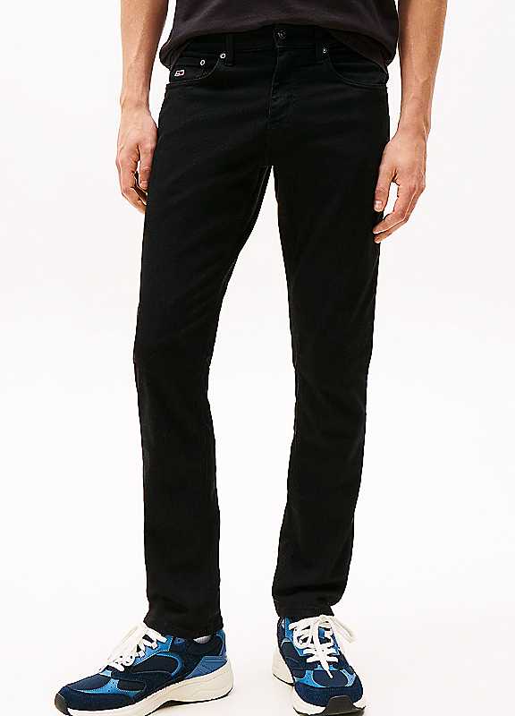 Tommy Hilfiger Black Tommy Jeans Scanton Slim Jeans - Denim - 32/34 - Image 6