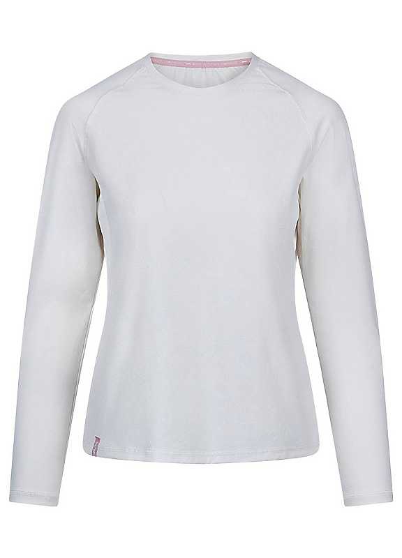 Trespass White Anneliese Longsleeved Top