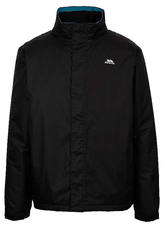 Trespass Black Farmcott Jacket Tp75 Large