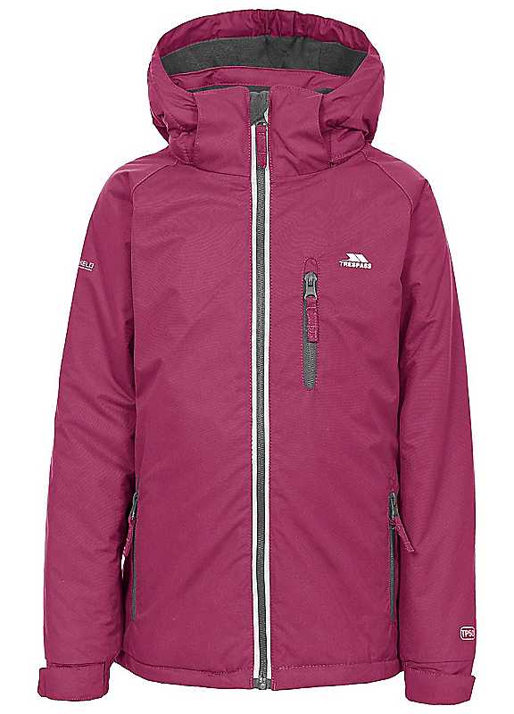 Trespass Kids Dark Pink Cornell Ii Tp50 Jacket