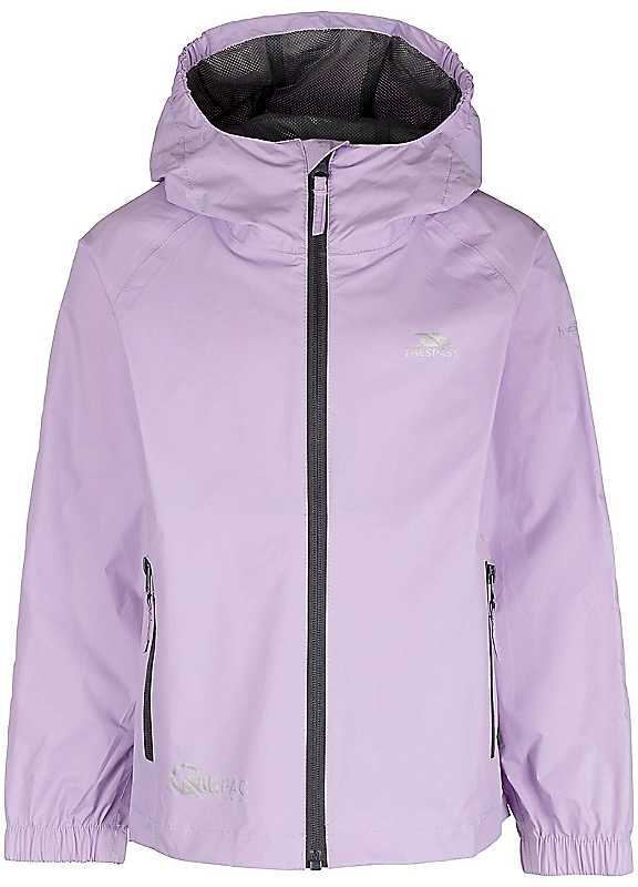 Trespass Purple Kids Qikpac Packaway Jacket