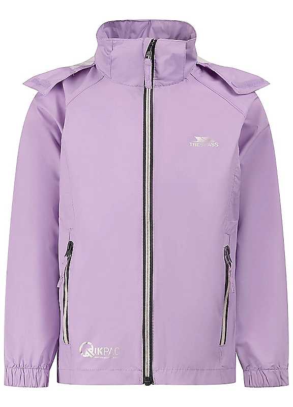 Trespass Unisex Kids Purple Kids Qikpac X Packaway Jacket