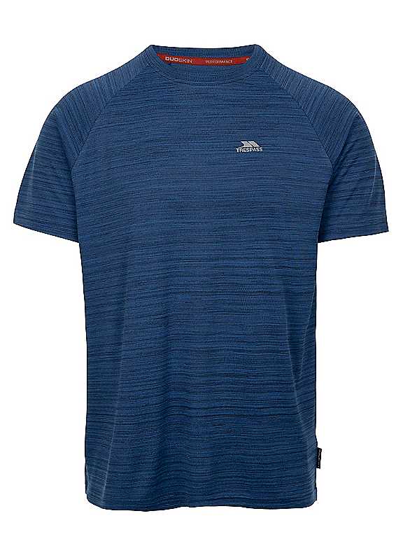 Trespass Men's Navy Marl Leecana Active Top Large