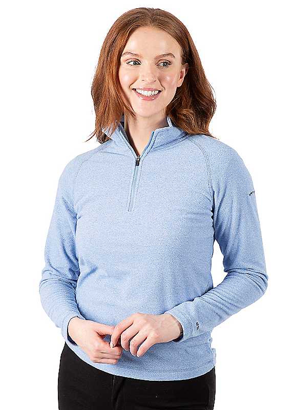 Trespass Women's Denim Blue Meadows At100 Fleece Jacket Large