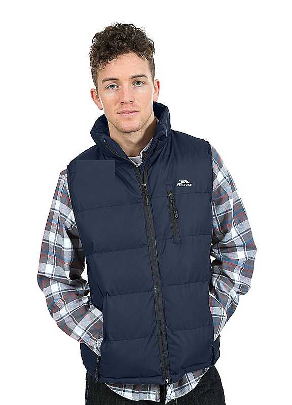 Trespass Men's Clasp Padded Gilet/Bodywarmer - Navy - Xxl - Navy - 100% Polyester - Image 4