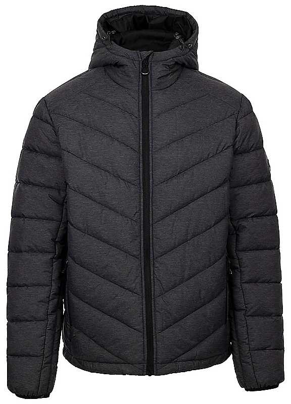 Trespass Men's Dark Grey Didmarton Padded Jacket In | Size: Xl - Image 3