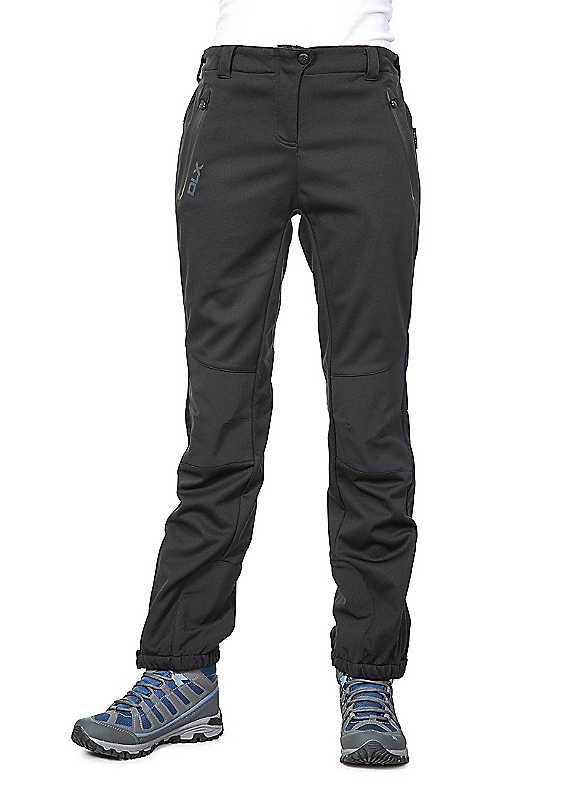 Trespass Black Sola Softshell Outdoor Trousers