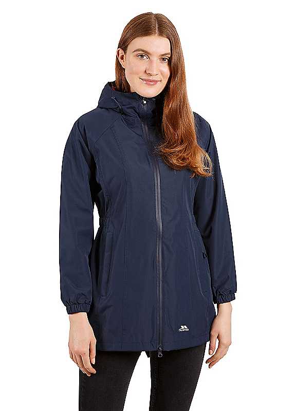 Trespass Women's Navy Blue Waterproof Jacket Daytrip Extra Large