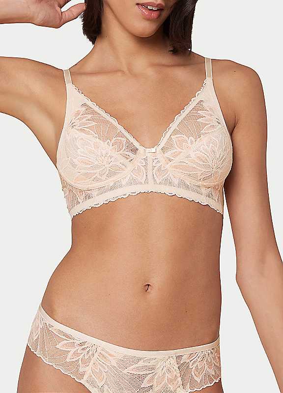 Triumph Fresh Powder Amourette Charm Delight Nonwired Bra 34Dd